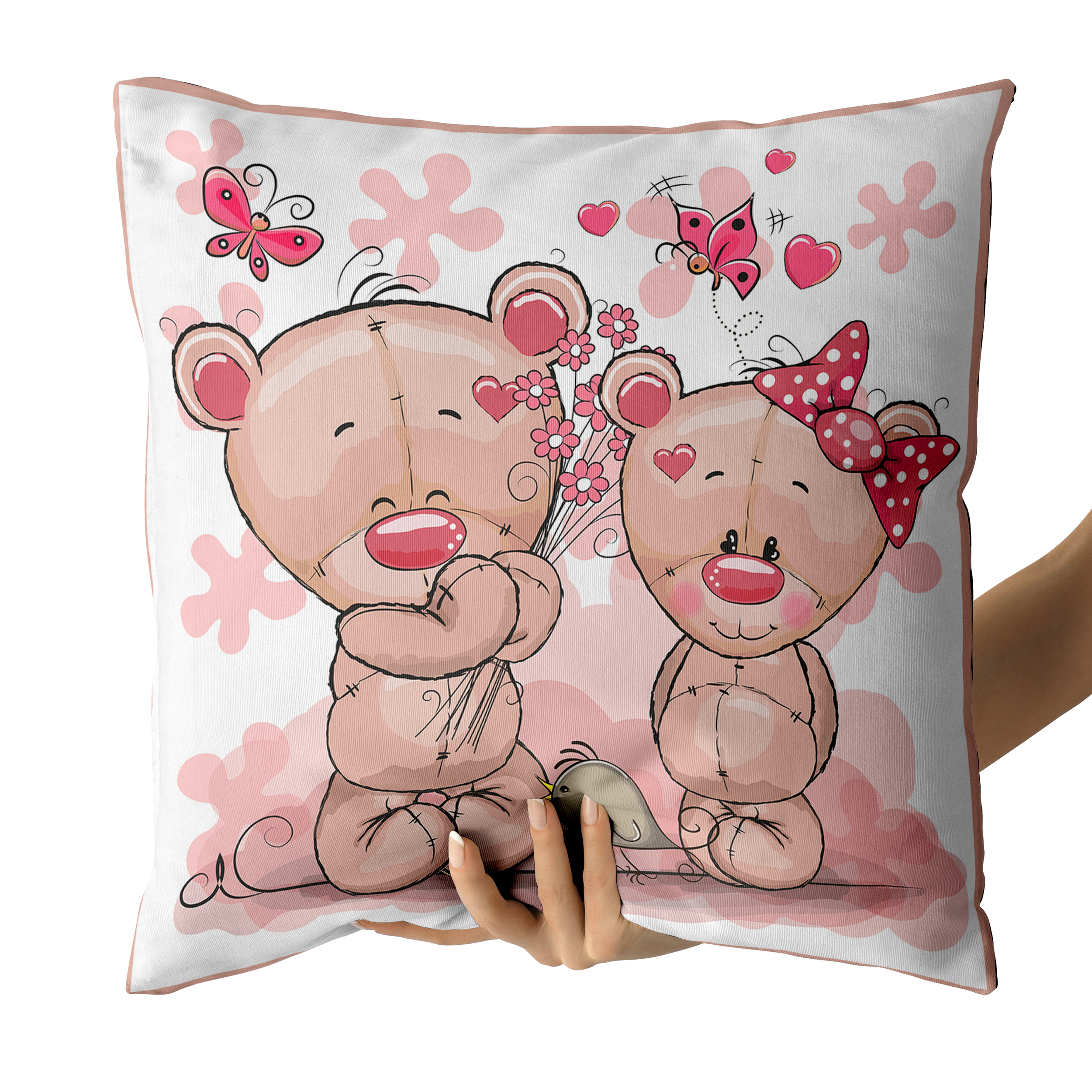 کاور کوسن کودک مدل خرس دورو کد 10108