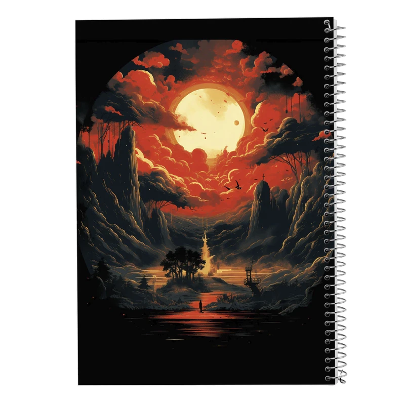 دفتر ژورنال نویسی 50 برگ مدوپد مدل نقطه ای طرح تایتان Titan کد DF11962