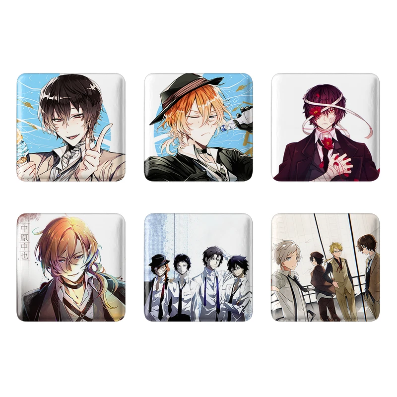 پیکسل خندالو مدل انیمه سگ های ولگرد بانگو کد 481B مجموعه 6 عددی