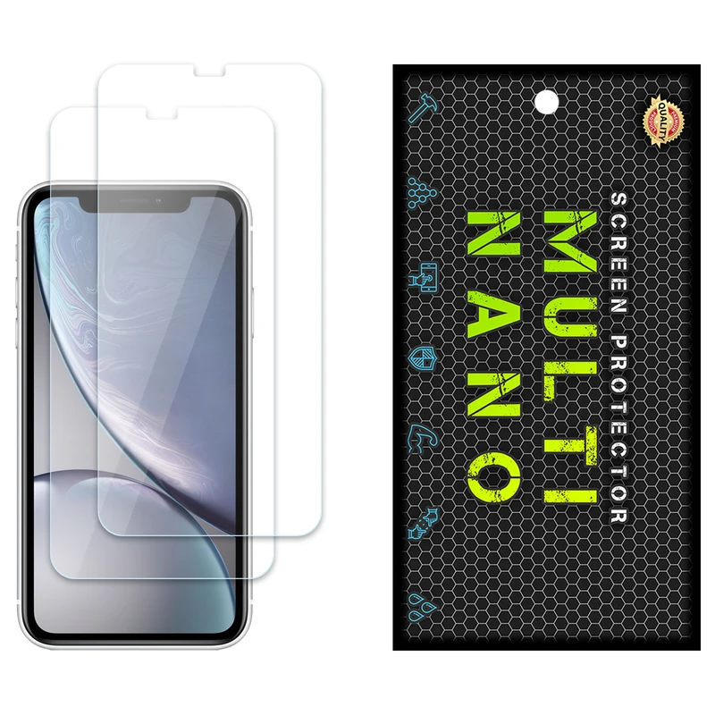 محافظ صفحه نمایش مولتی نانو مدل X-S2N مناسب برای گوشی موبایل اپل iPhone XR بسته دو عددی