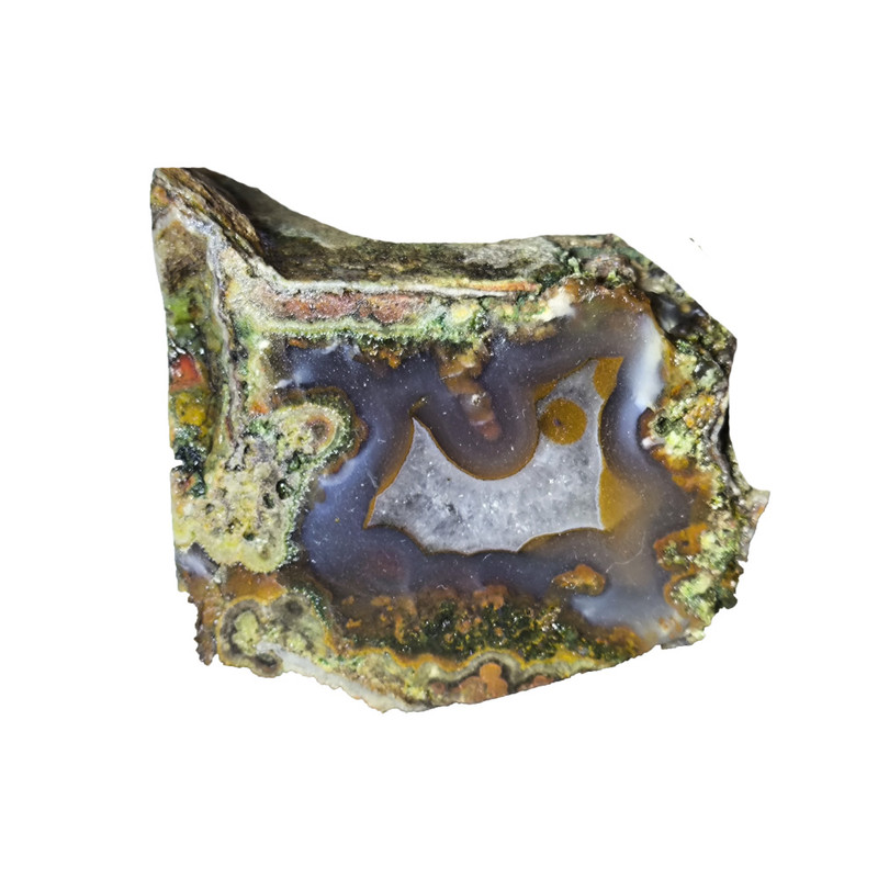 سنگ راف آمیتیست مدل عقیق شجر مجموعه 13 عددی