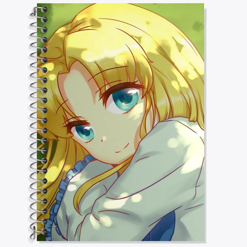 دفتر زبان 50 برگ خندالو مدل دو خط طرح فیلو انیمه ظهور قهرمان سپر کد 15919