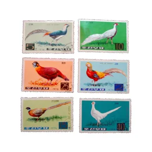 تمبر یادگاری مدل پرنده کد bc-1842 مجموعه 6 عددی