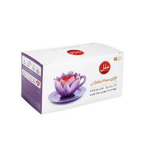 چای سیاه کیسه ای زعفرانی ملل - بسته 25 عددی