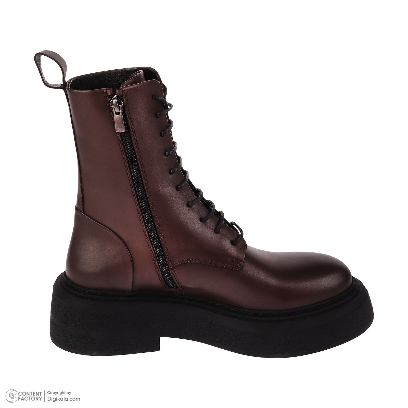 نیم بوت زنانه چرم مشهد مدل J2727-001 -  - 9
