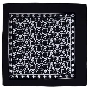 دستمال سر و گردن طرح اسکلت کد 13