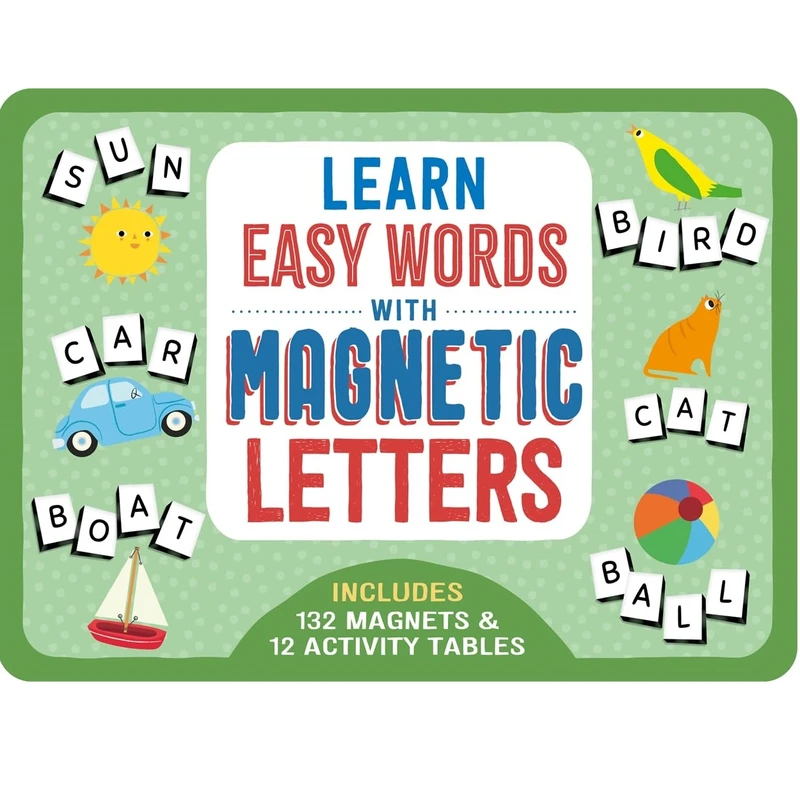 کتاب Learn Easy Words with Magnetic Letters اثر جمعی از نویسندگان انتشارات آتم