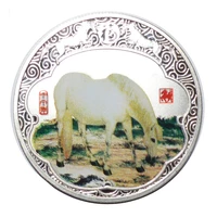 سکه تزئینی طرح  کشور چین مدل سال اسب UNC