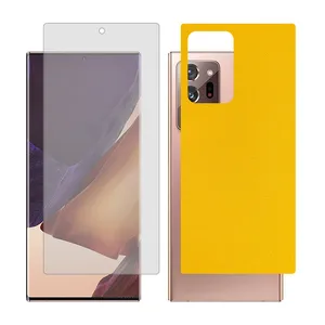 Glass Together model transparent glass screen protector suitable for Samsung Galaxy Note20 Ultra 5G mobile phone with cover sticker on the back of the phone