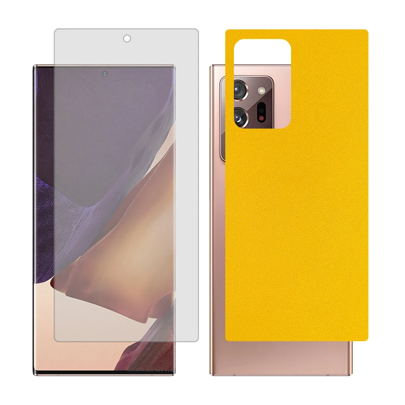 محافظ صفحه نمایش شفاف گلس مدل Together مناسب برای گوشی موبایل سامسونگ Galaxy Note20 Ultra 5G به همراه برچسب پوششی پشت گوشی 