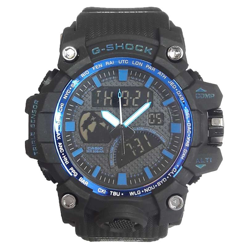 ساعت مچی دیجیتال مردانه مدل G-SH 1177 / ME-AB به همراه دستمال مخصوص نانو برند کلیر واچ ساعت مچی دیجیتال مردانه مدل G-SH 1177 / ME-AB به همراه دستمال مخصوص نانو برند کلیر واچ