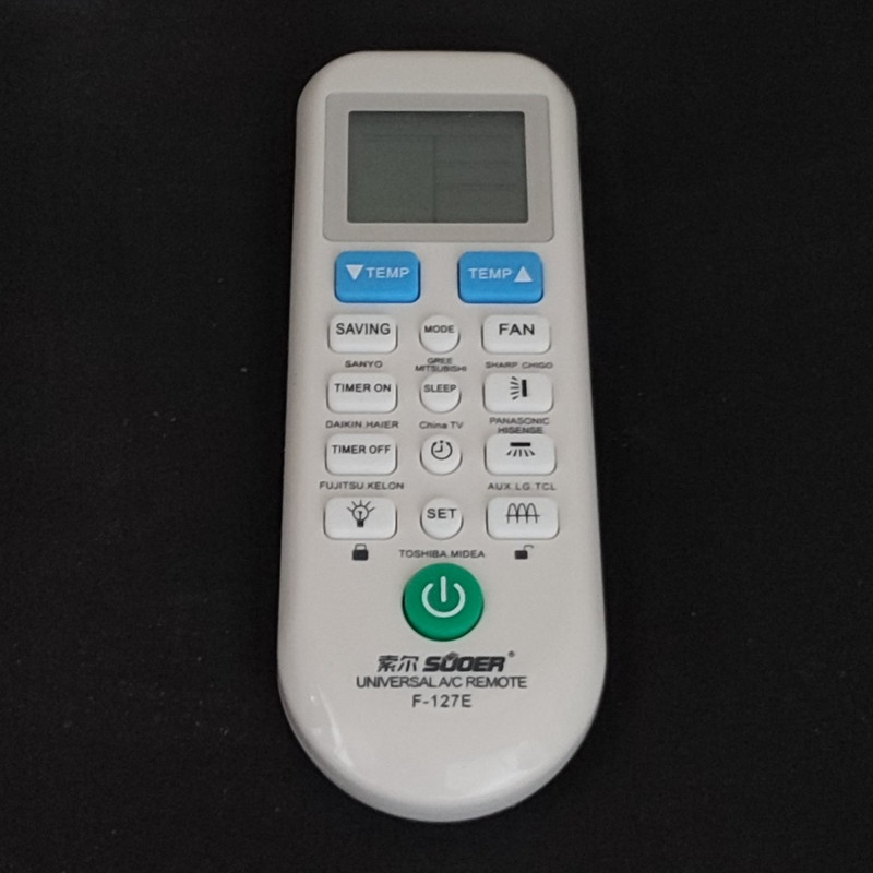 ریموت کنترل همه کاره کولر گازی مدل F127E