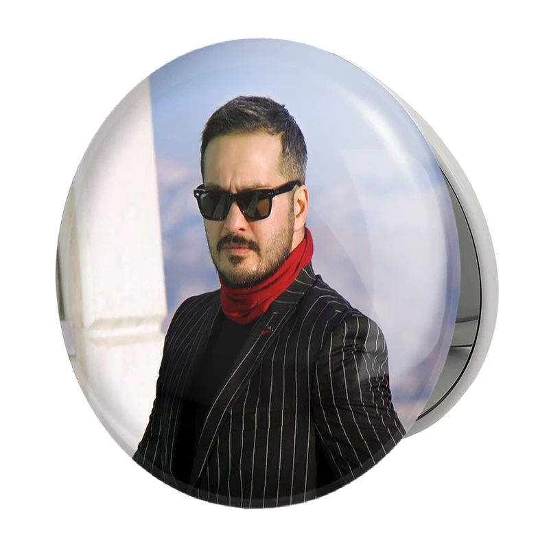 آینه جیبی خندالو طرح میلاد کی مرام مدل تاشو کد 10408 