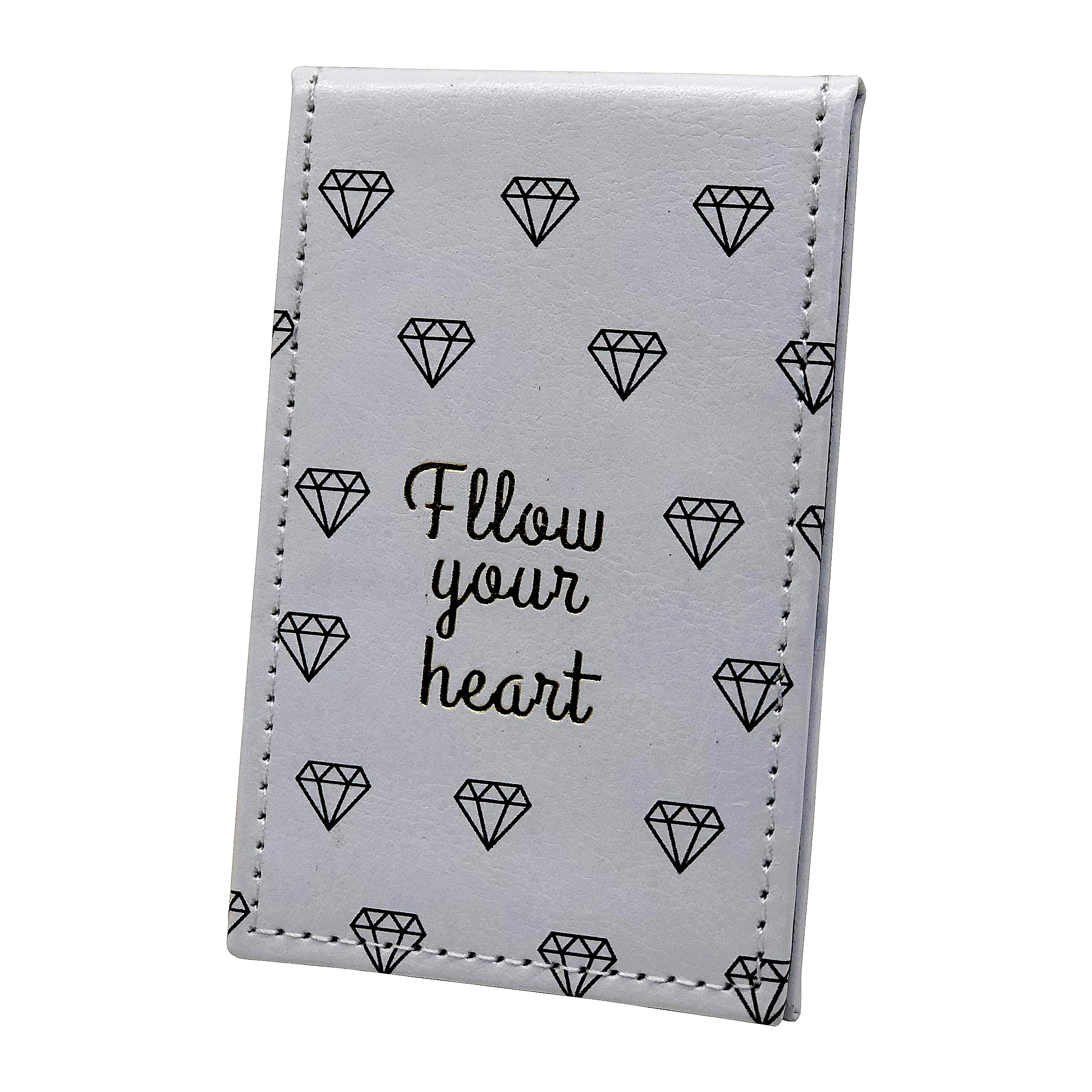 آینه جیبی مدل Follow your heart کد 672.2C