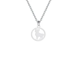 گردنبند نقره زنانه هایکا مدل ماه تولد فروردین کد n.ha2-44