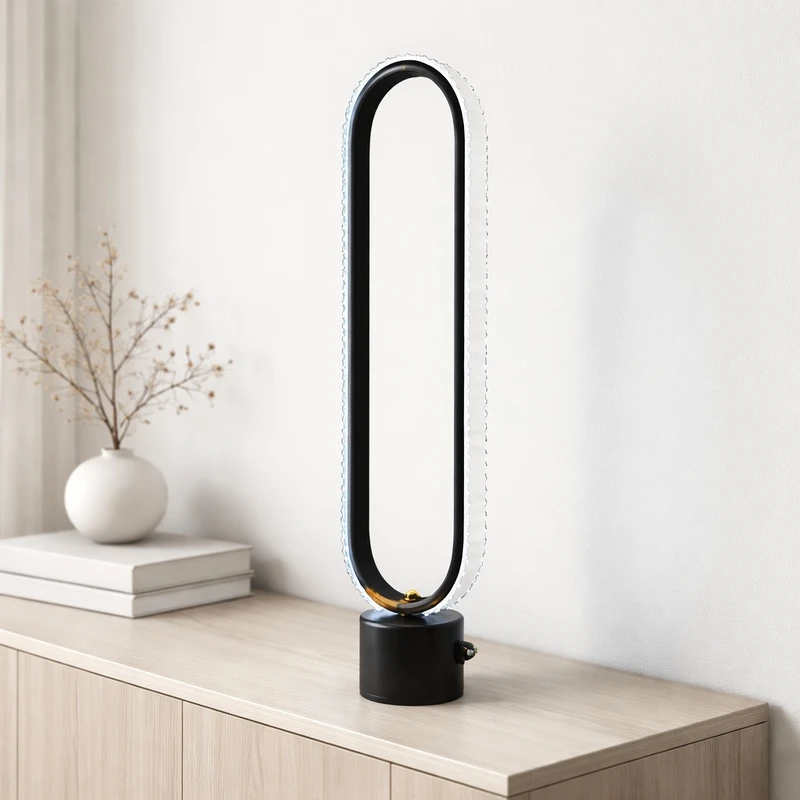 آبازور رومیزی دلوری طرح کریستالی کد 08