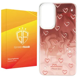 کاور قاب فاب مدل دخترانه طرح Pink Heart مناسب برای گوشی موبایل سامسونگ Galaxy A13 / Galaxy A13 4G / Galaxy A23 / Galaxy A32 5G