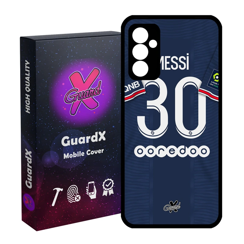 کاور گارد ایکس طرح Messi مدل Glass10356 مناسب برای گوشی موبایل سامسونگ Galaxy A14 / A14 5G