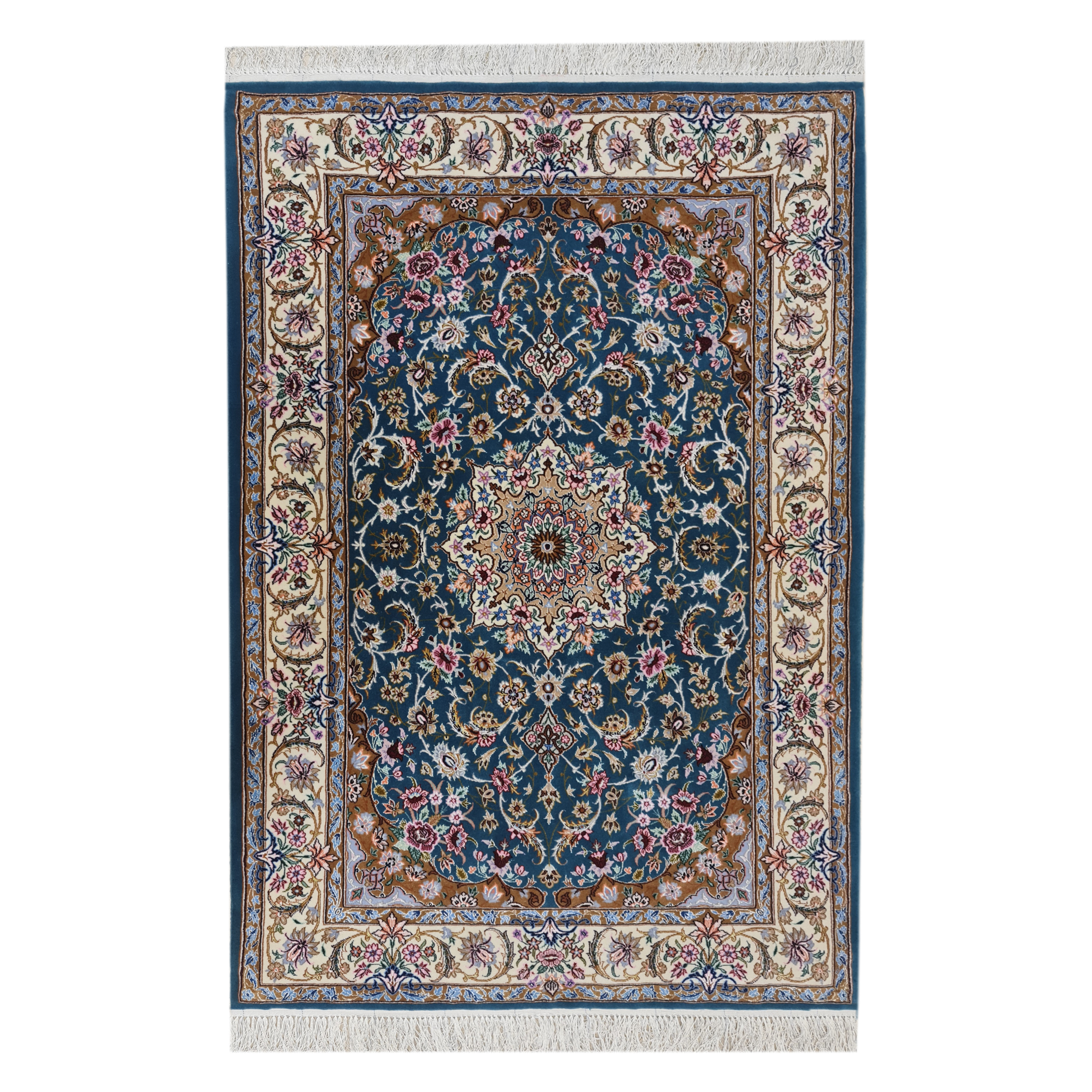 فرش دستبافت دو متری مدل اصفهان کد 1263