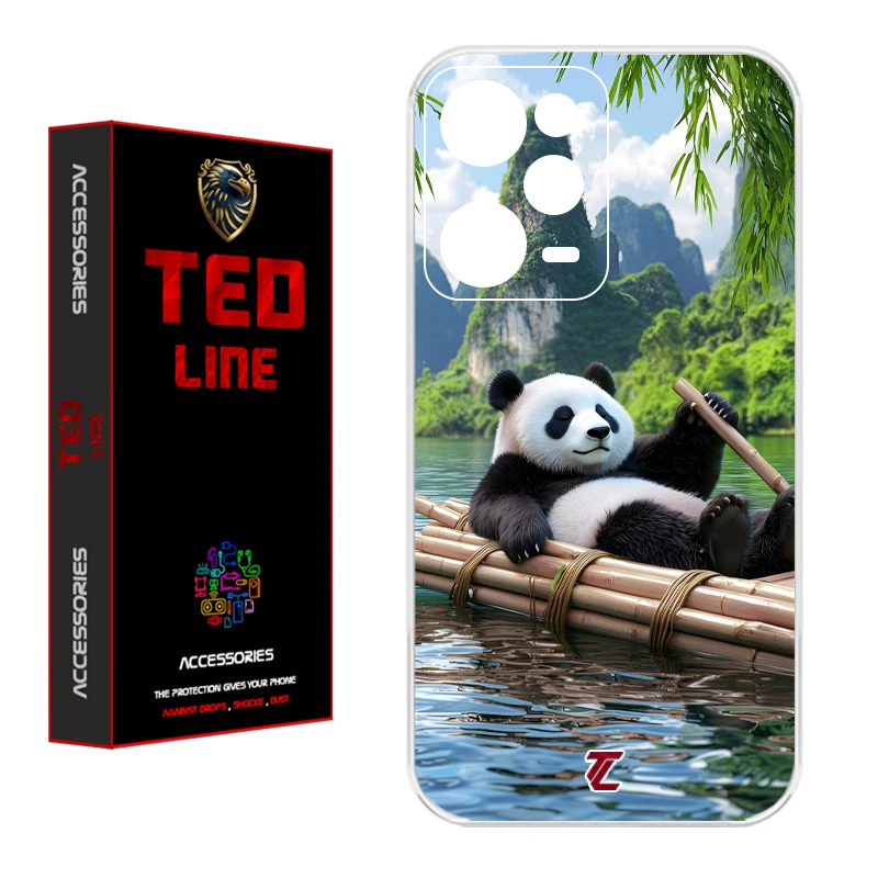 کاور تدلاین طرح پاندا کد 1162 مناسب برای گوشی موبایل شیائومی Redmi Note 12 Pro 5G / Poco X5 Pro