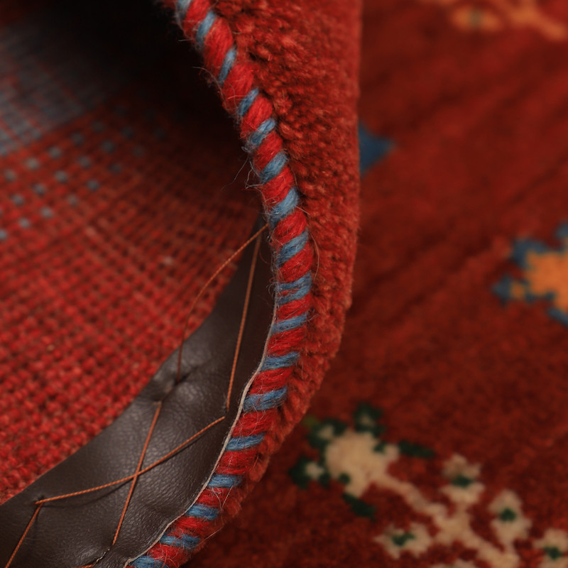 گبه دستباف یک متری طرح قشقایی کد 4040425