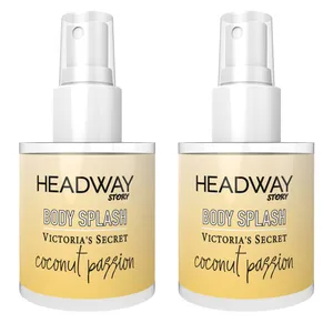 بادی اسپلش زنانه هدوی استوری مدل ویکتوریا سکرت نارگیل حجم 90 میلی‌ لیتر مجموعه دو عددی