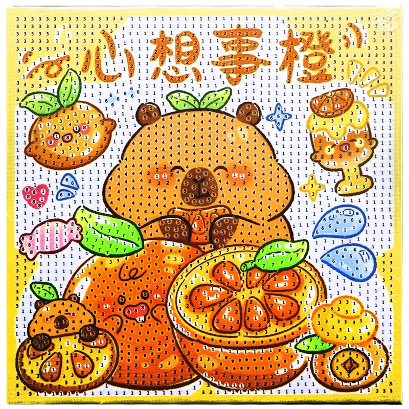بازی آموزشی سمید مدل ساخت تابلو نقاشی الماسی طرح کاپی بارا