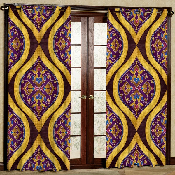 پرده مدل هازان پانچی کد 1 سایز 280x140 سانتی متر