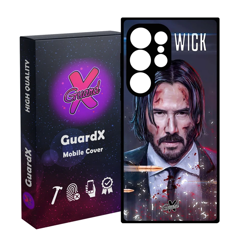 کاور گارد ایکس طرح John Wick مدل 10145 مناسب برای گوشی موبایل سامسونگ Galaxy S25 Ultra