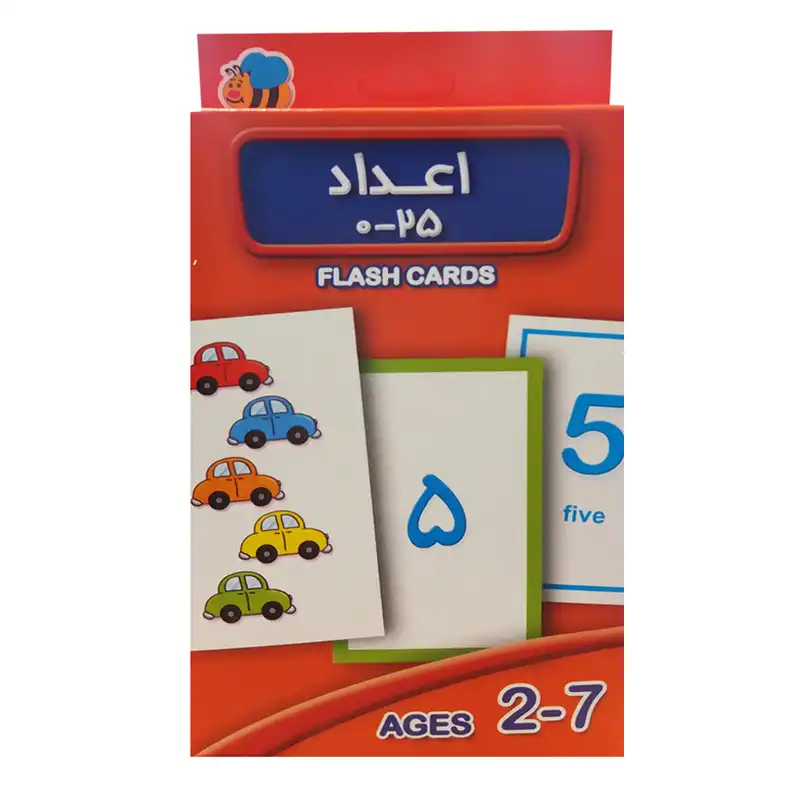 فلش کارت اعداد 0-25 اثر سوسن ژالی نشر عسل نشر