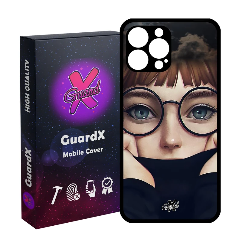 کاور گارد ایکس طرح Girl مدل Glass10040 مناسب برای گوشی موبایل اپل iPhone 14 Pro Max