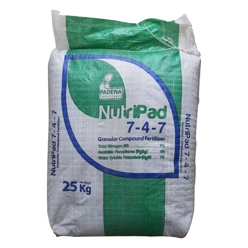 کود کامل چالکود NPK 7.4.7 پادنا مدل گرانول وزن 25 کیلوگرم