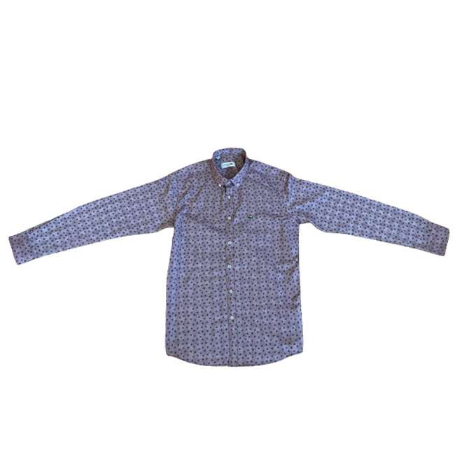 پیراهن آستین بلند مردانه لاگوست مدل S003