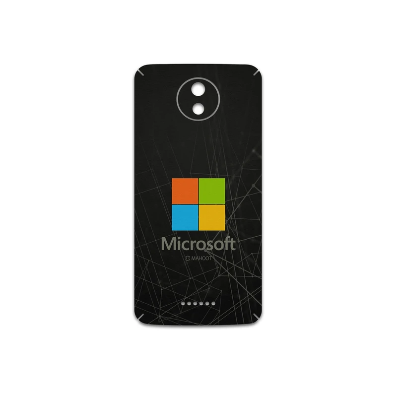 برچسب پوششی ماهوت مدل Mcrsft مناسب برای گوشی موبایل موتورولا Moto C Plus
