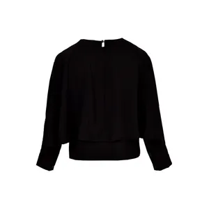 بلوز آستین بلند زنانه بادی اسپینر مدل 2860 رنگ مشکی