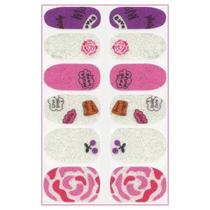 استیکر طراحی ناخن مدل ژله ای کد FN23