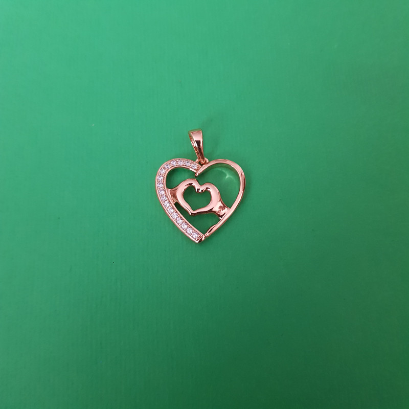 آویز گردنبند زنانه مدل قلب