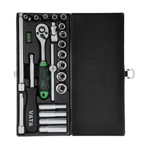Vata 2022M Ratchet Wrench and Socket Set 22 PCS