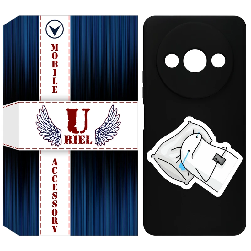 کاور یوریل مدل KSH کد 81 طرح غمگین مناسب برای گوشی موبایل شیائومی Redmi A3 / A3x