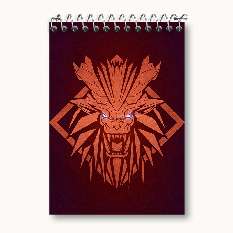 دفتر یادداشت 50 برگ خندالو مدل بازی شکارچی هیولا (Monster Hunter) کد 33198
