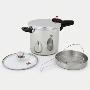 Pars Steel Three-layer bottom Pressure Cooker Set 7 L