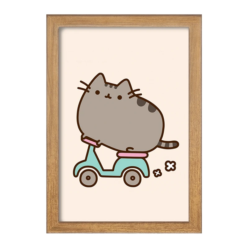 تابلو خندالو مدل پوشین گربه بامزه کد 26602