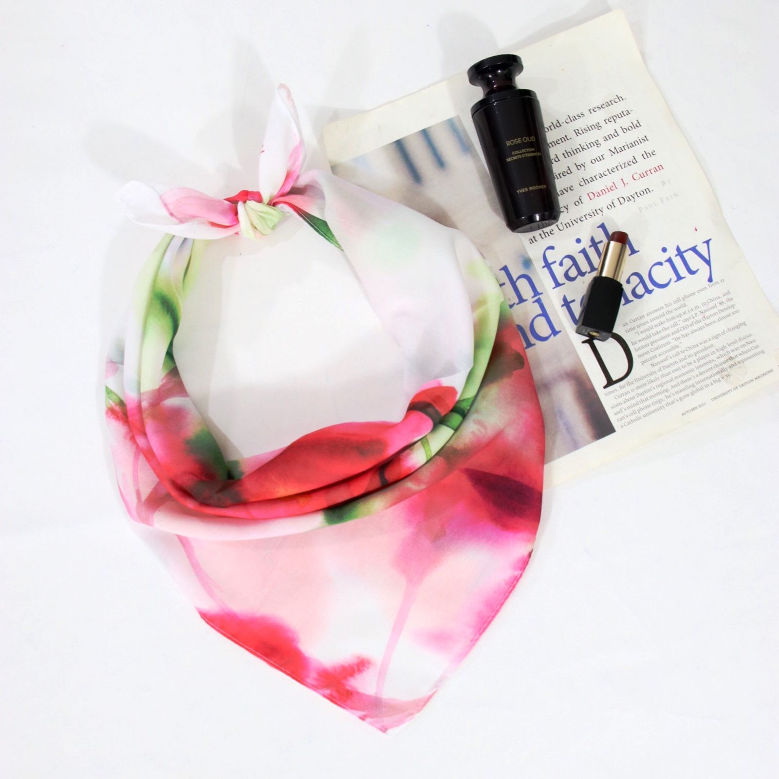 دستمال سر و گردن زنانه مدل مینی نخی بهشت کد aa-2496 -  - 8