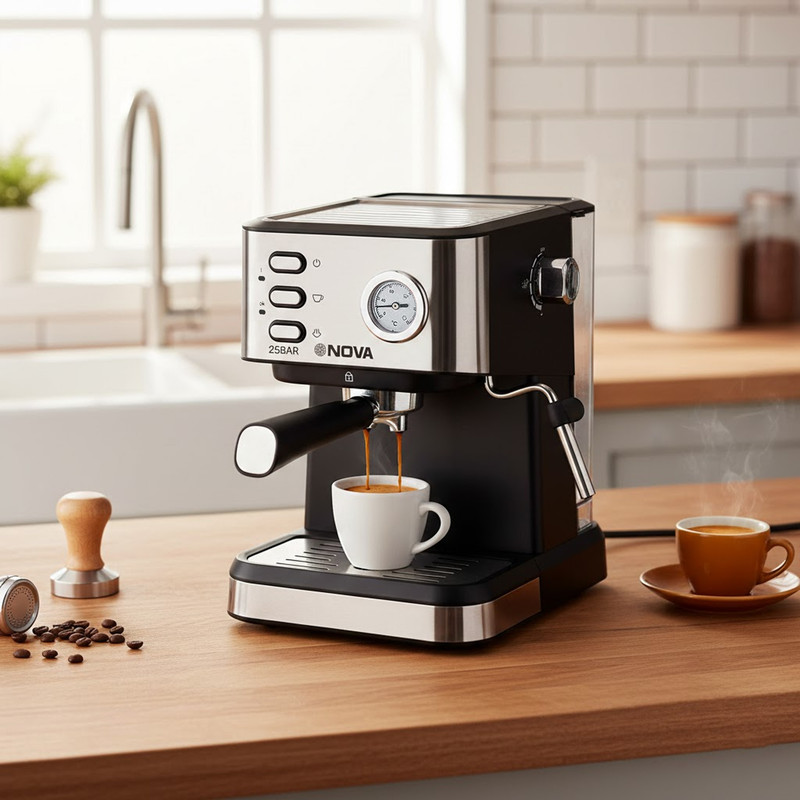اسپرسو ساز 1700 میلی‌لیتر نوا مدل NCM-147 EXP