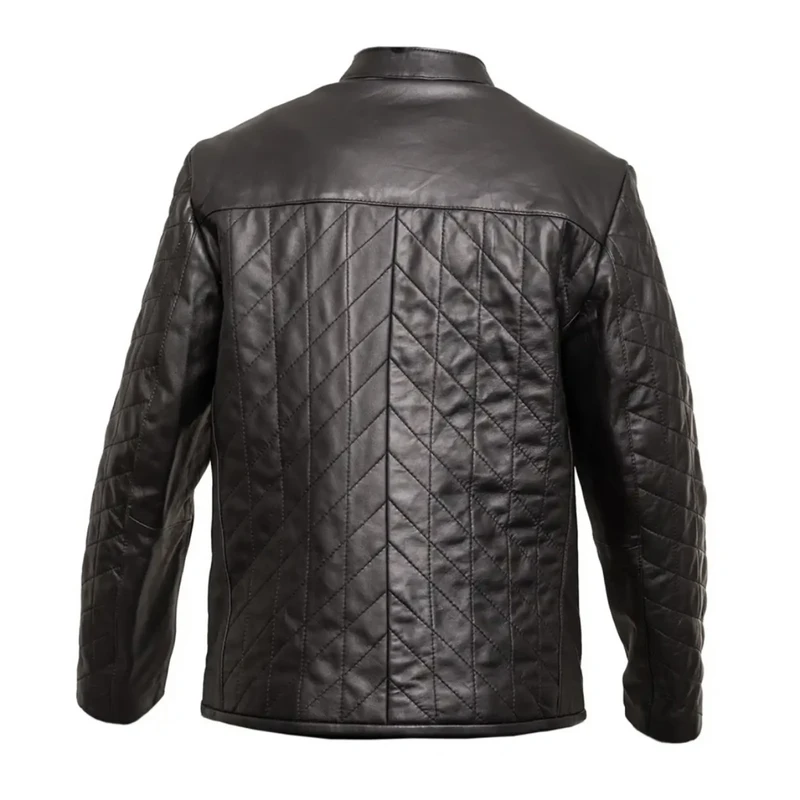 عکس شماره 2 : کت چرم مردانه مدل چرم طبیعی سالینو کد m04