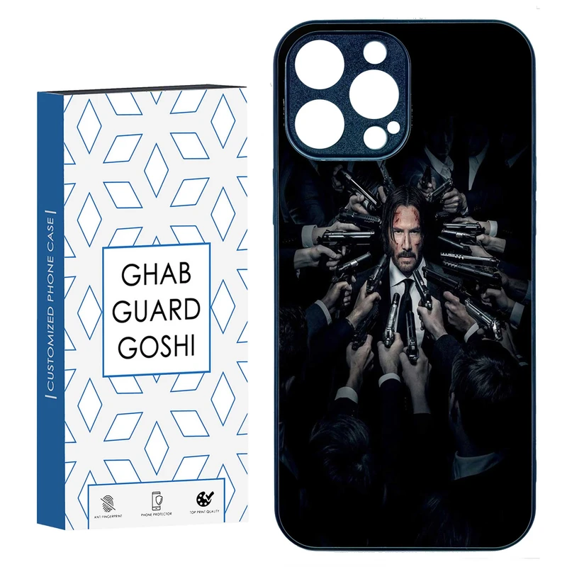 کاور قاب گارد گوشی طرح جان ویک کد TPU-219 مناسب برای گوشی موبایل اپل IPHONE 15 PRO MAX