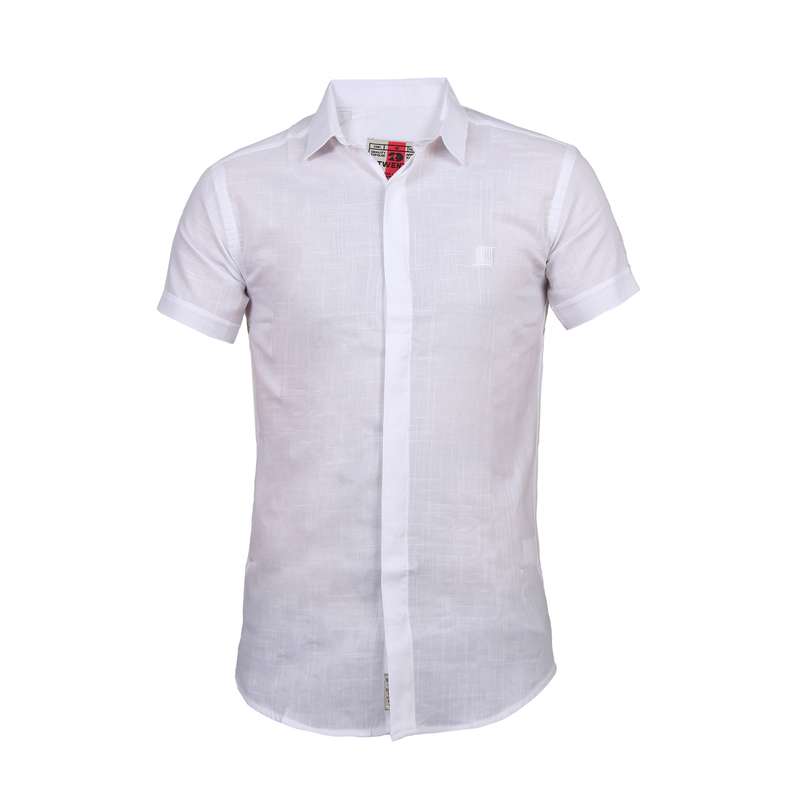 پیراهن آستین کوتاه مردانه مدل LninSFD20