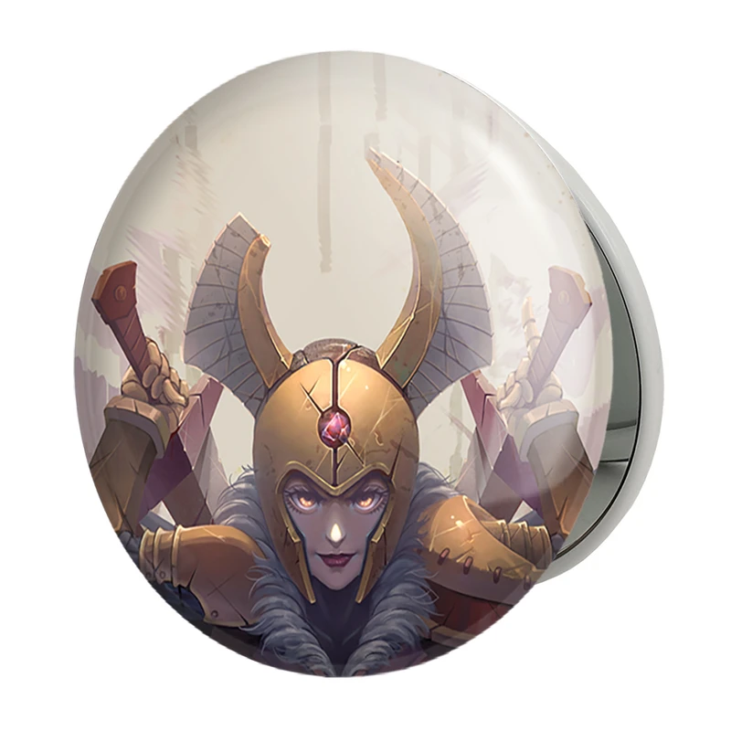 آینه جیبی خندالو طرح بازی دوتا (Dota 2) مدل تاشو کد 31435