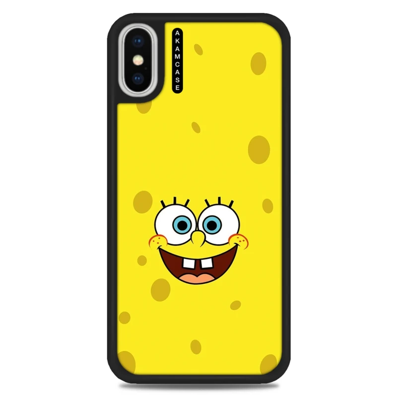 کاور آکام مدل AMC-WAX-SPONGE BOB4 مناسب برای گوشی موبایل اپل iPhone X/Xs