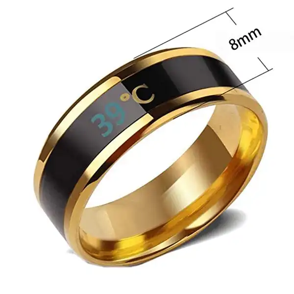 انگشتر زنانه مدل حلقه جادویی دماسنج